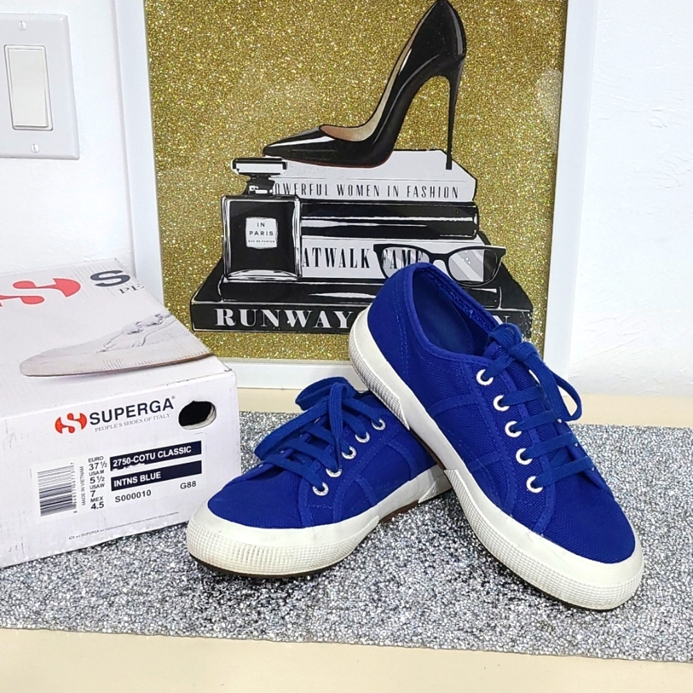 Superga Cotu Classics, Unisex Low-Top Canvas Sneakers Tennis SZ 7 1/2 (37 1/2)